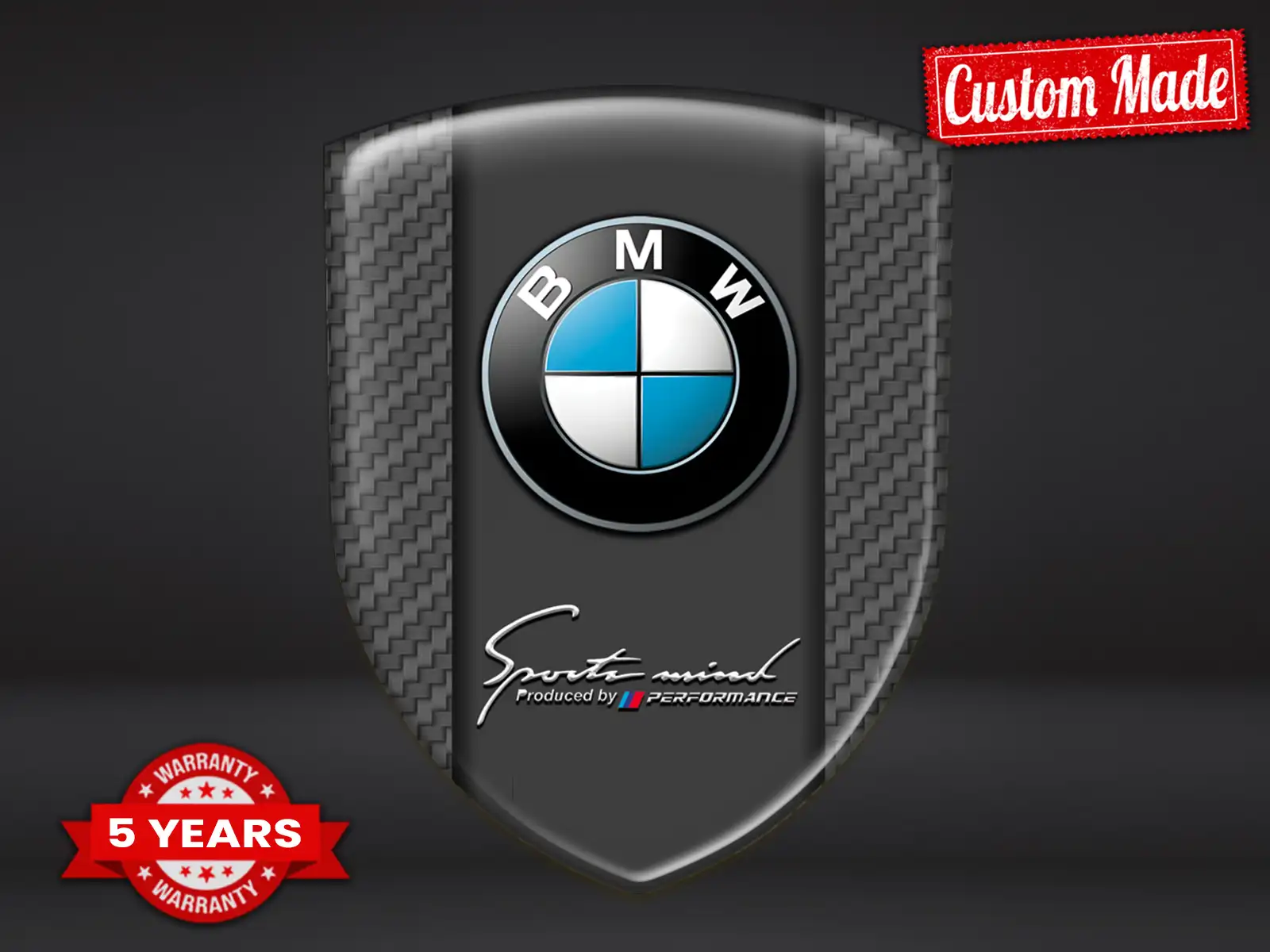 BMW Silikonaufkleber Professionell Anpassbar Design